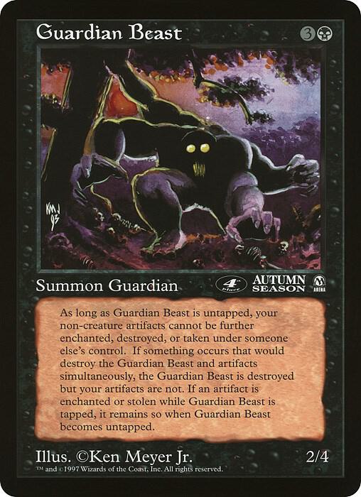 Guardian Beast (4th Place) (Arena League), Oversize Cards #211436