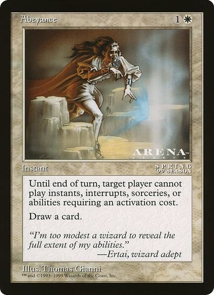 Abeyance (Arena League), Oversize Cards #21471