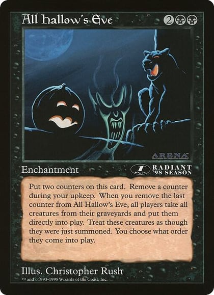 All Hallow's Eve (1st Place) (Arena League), Oversize Cards #21473