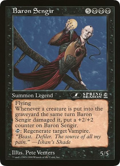 Baron Sengir (1st place) (Arena League), Oversize Cards #21478