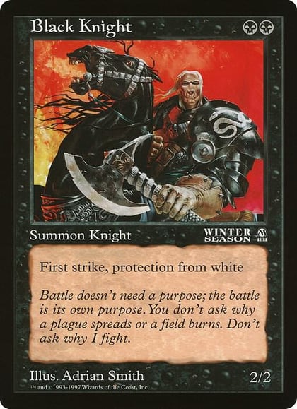 Black Knight (Arena League), Oversize Cards #21479
