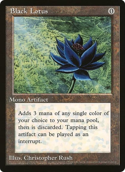 Black Lotus (Scrye Magazine), Oversize Cards #21480
