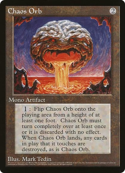 Chaos Orb (InQuest Magazine), Oversize Cards #21483