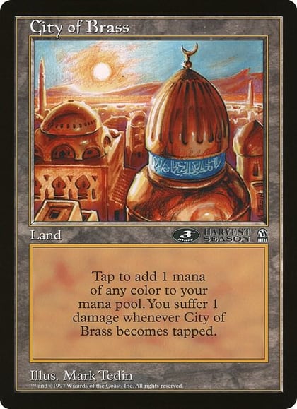 City of Brass (3rd Place) (Arena League), Oversize Cards #21484