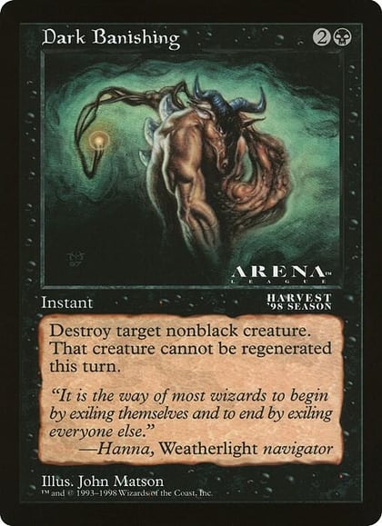 Dark Banishing (Arena League), Oversize Cards #21487