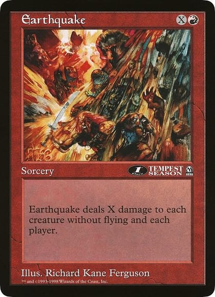 Earthquake (1st Place) (Arena League), Oversize Cards #21492