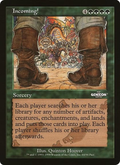 Incoming! (Arena League), Oversize Cards #21506