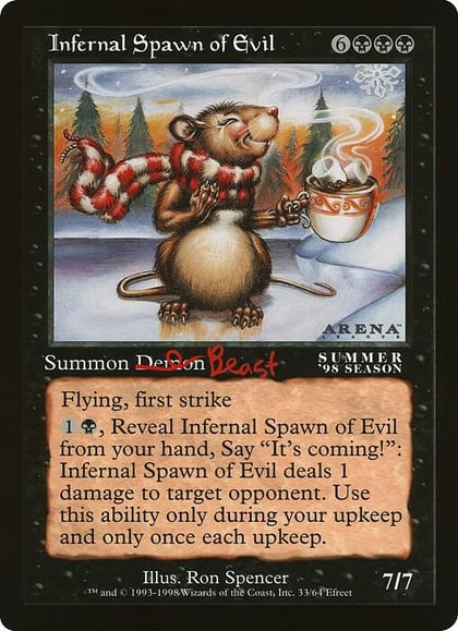 Infernal Spawn of Evil (Arena League), Oversize Cards #21508