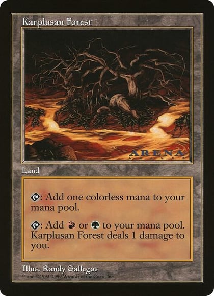 Karplusan Forest (Arena League), Oversize Cards #21514