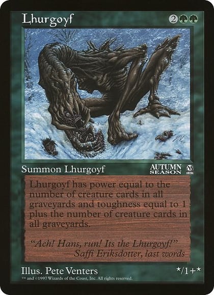 Lhurgoyf (Arena League), Oversize Cards #21515