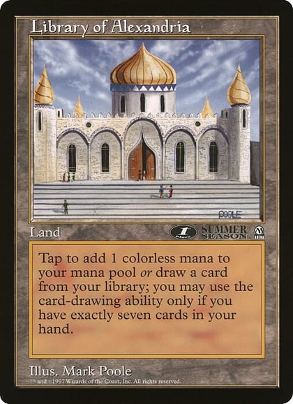 Library of Alexandria (1st Place) (Arena League), Oversize Cards #21516