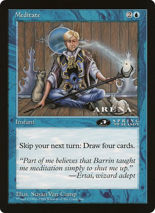 Meditate (3rd Place) (Arena League), Oversize Cards #21517