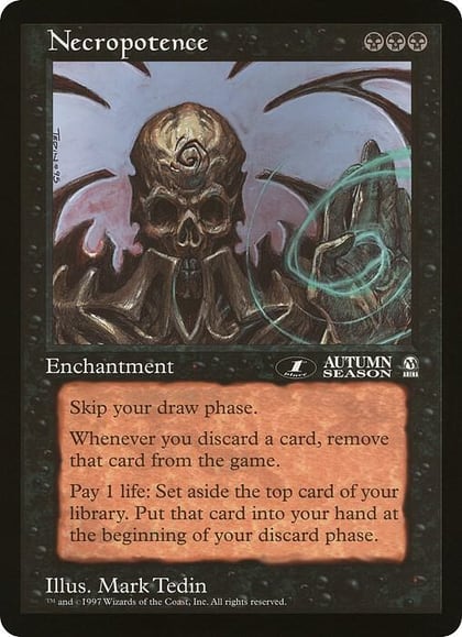 Necropotence (1st Place) (Arena League), Oversize Cards #21522