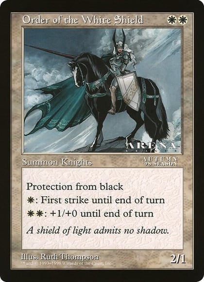 Order of the White Shield (Arena League), Oversize Cards #21524