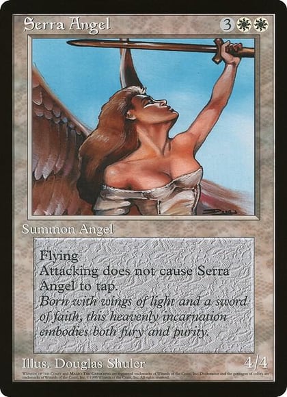 Serra Angel (Wizards of the Coast Caravan Tours), Oversize Cards #21533