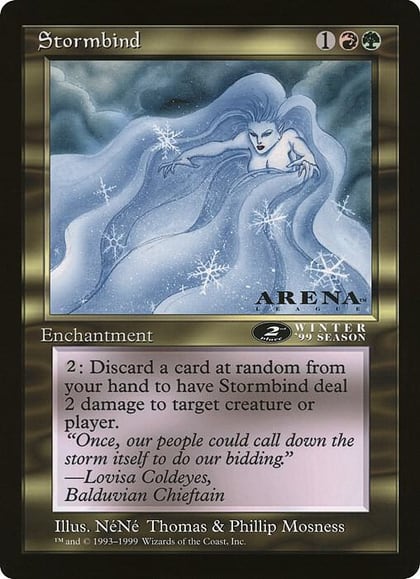Stormbind (Arena League), Oversize Cards #21541