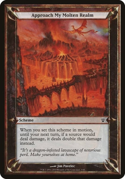 Approach My Molten Realm (Archenemy), Oversize Cards #37091