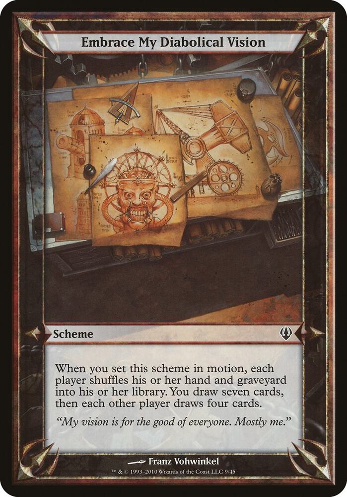 Embrace My Diabolical Vision (Archenemy), Oversize Cards #37122