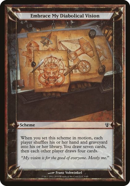 Embrace My Diabolical Vision (Archenemy), Oversize Cards #37122