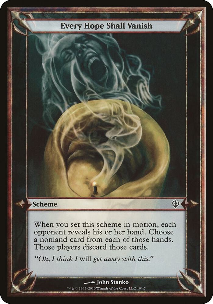 Every Hope Shall Vanish (Archenemy), Oversize Cards #37125