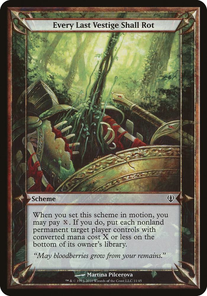 Every Last Vestige Shall Rot (Archenemy), Oversize Cards #37126
