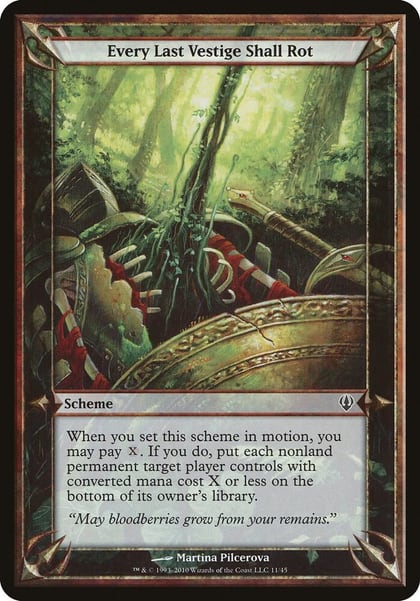 Every Last Vestige Shall Rot (Archenemy), Oversize Cards #37126