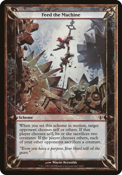 Feed the Machine (Archenemy), Oversize Cards #37129