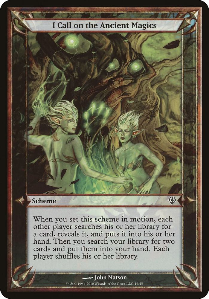 I Call on the Ancient Magics (Colorless), Oversize Cards #37151