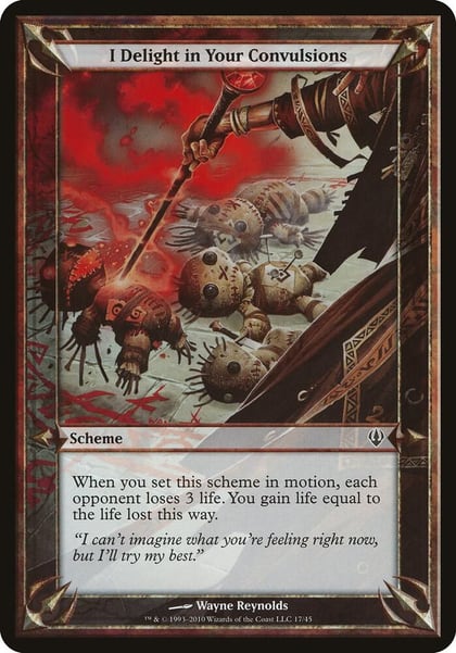 I Delight in Your Convulsions (Archenemy), Oversize Cards #37152