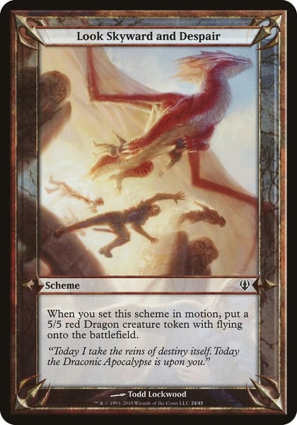 Look Skyward and Despair (Archenemy), Oversize Cards #37177
