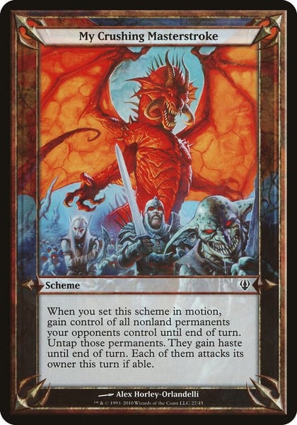 My Crushing Masterstroke (Archenemy), Oversize Cards #37190
