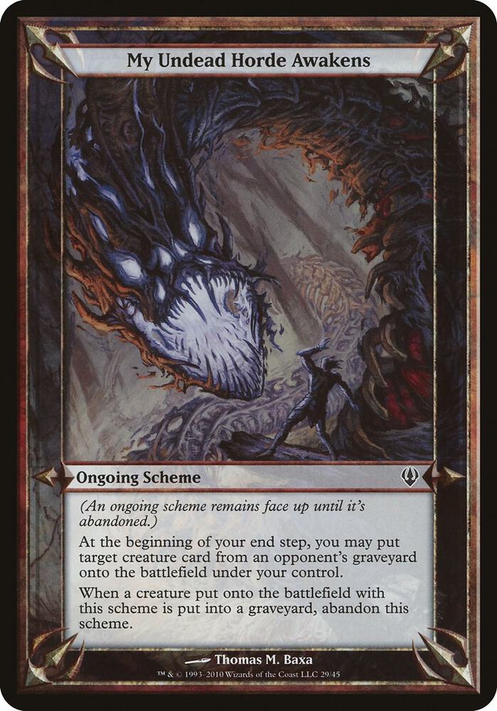 My Undead Horde Awakens (Archenemy), Oversize Cards #37192