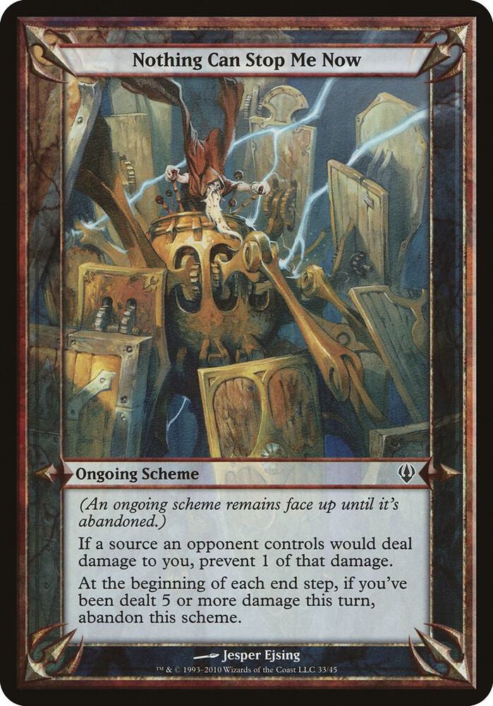 Nothing Can Stop Me Now (Archenemy), Oversize Cards #37197