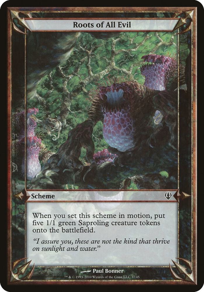 Roots of All Evil (Archenemy), Oversize Cards #37213