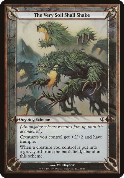 The Very Soil Shall Shake (Archenemy), Oversize Cards #37245