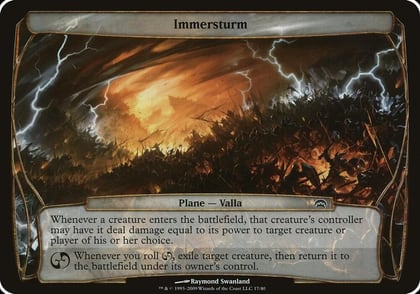Immersturm (Planechase), Oversize Cards #37282