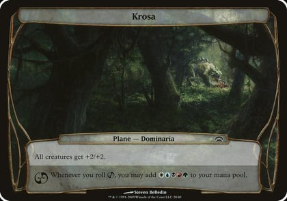 Krosa (Planechase), Oversize Cards #37285