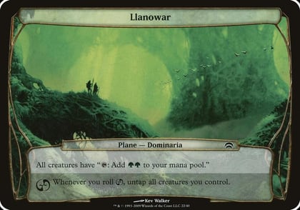 Llanowar (Planechase), Oversize Cards #37287