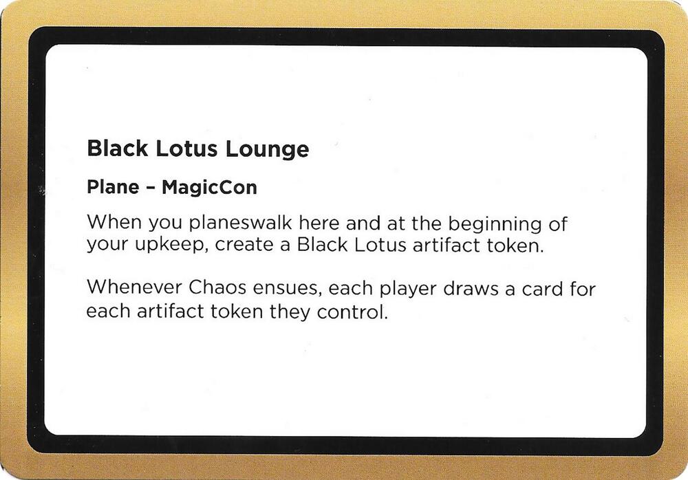 Black Lotus Lounge (Black Lotus Unknown Planechase), Oversize Cards #686470