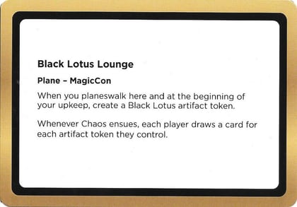 Black Lotus Lounge (Black Lotus Unknown Planechase), Oversize Cards #686470
