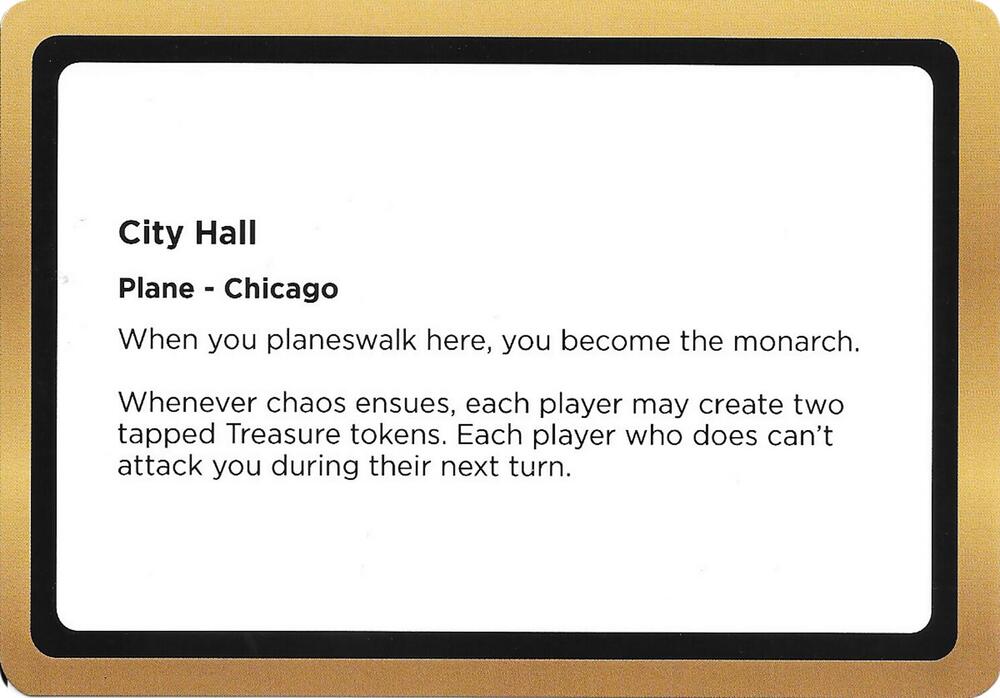 City Hall (Black Lotus Unknown Planechase), Oversize Cards #686471