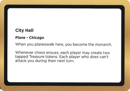 City Hall (Black Lotus Unknown Planechase), Oversize Cards #686471