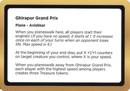Ghirapur Grand Prix (Black Lotus Unknown Planechase), Oversize Cards #686474