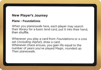 New Player's Journey (Black Lotus Unknown Planechase), Oversize Cards #686477