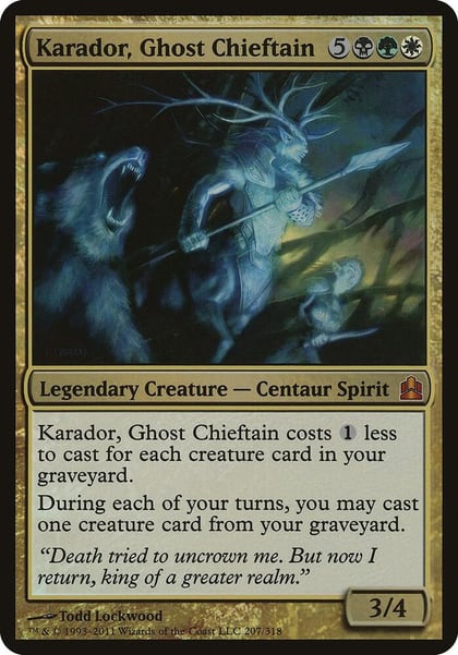 Karador, Ghost Chieftain (Commander), Oversize Cards #70772