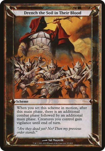 Drench the Soil in Their Blood (WPN & Gateway), Oversize Cards #70907