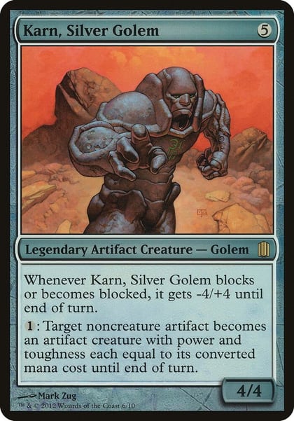 Karn, Silver Golem (Commander's Arsenal), Oversize Cards #94976