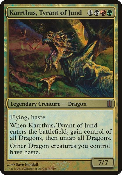 Karrthus, Tyrant of Jund (Commander's Arsenal), Oversize Cards #94977