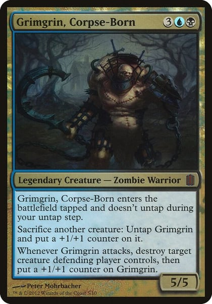 Grimgrin, Corpse-Born (Commander's Arsenal), Oversize Cards #94980