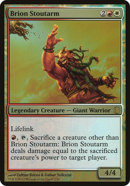 Brion Stoutarm (Commander's Arsenal), Oversize Cards #94981